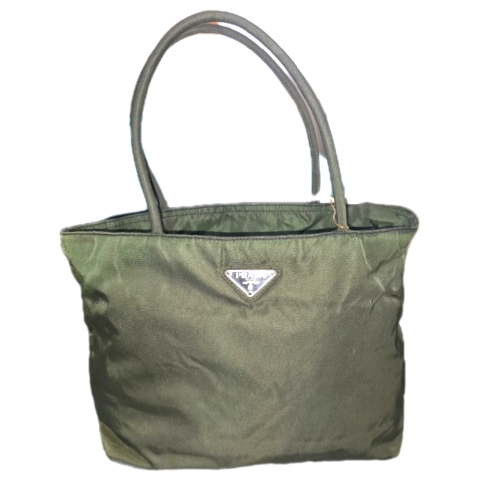 Prada Green Tote Bag - Very Good Used Condition